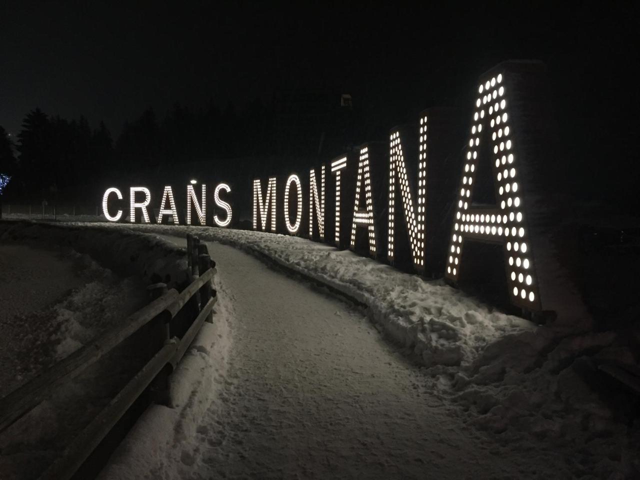Plein Centre, Ski A Pied, Vue, Calme Crans-Montana Esterno foto